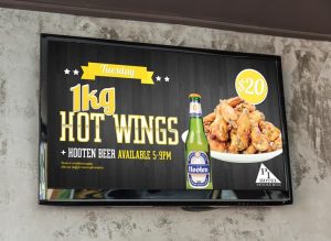 Food special advertising inspiration hot wings chicken
